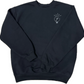 Black "Light" Embroidered Crewneck